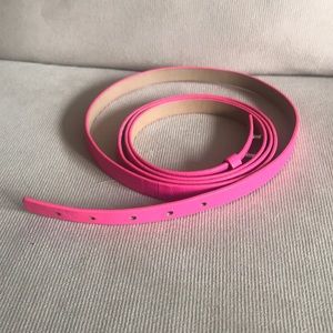 DVF long hot pink belt as new